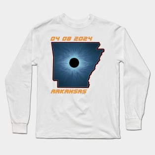 Arkansas 2024 Total Solar Eclipse Long Sleeve T-Shirt